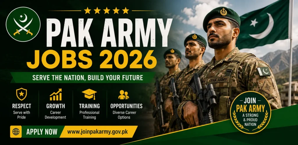 Pak Army Jobs 2026 Latest Pakistan Army Recruitment Guide