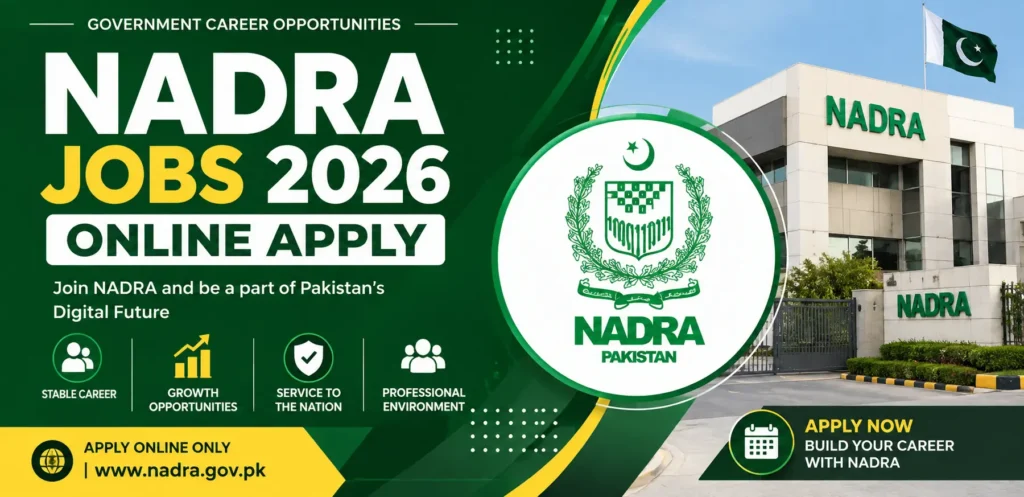 NADRA Jobs Online Apply 2026 Latest Vacancies