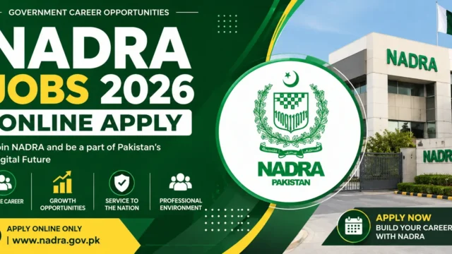 NADRA Jobs Online Apply 2026 Latest Vacancies