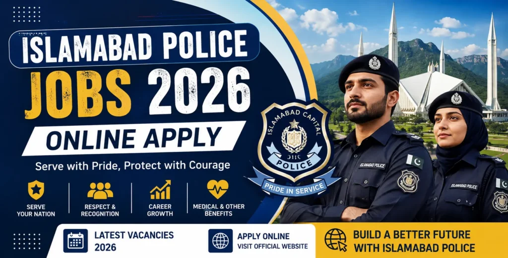 Islamabad Police Jobs Online Apply 2026 Latest Vacancies