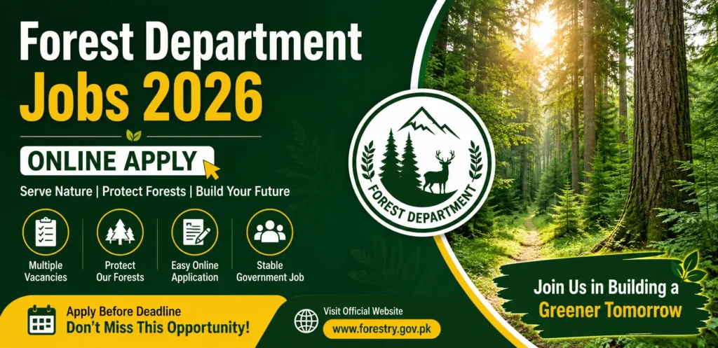 Forest Department Jobs 2026 Online Apply Latest Government Vacancies