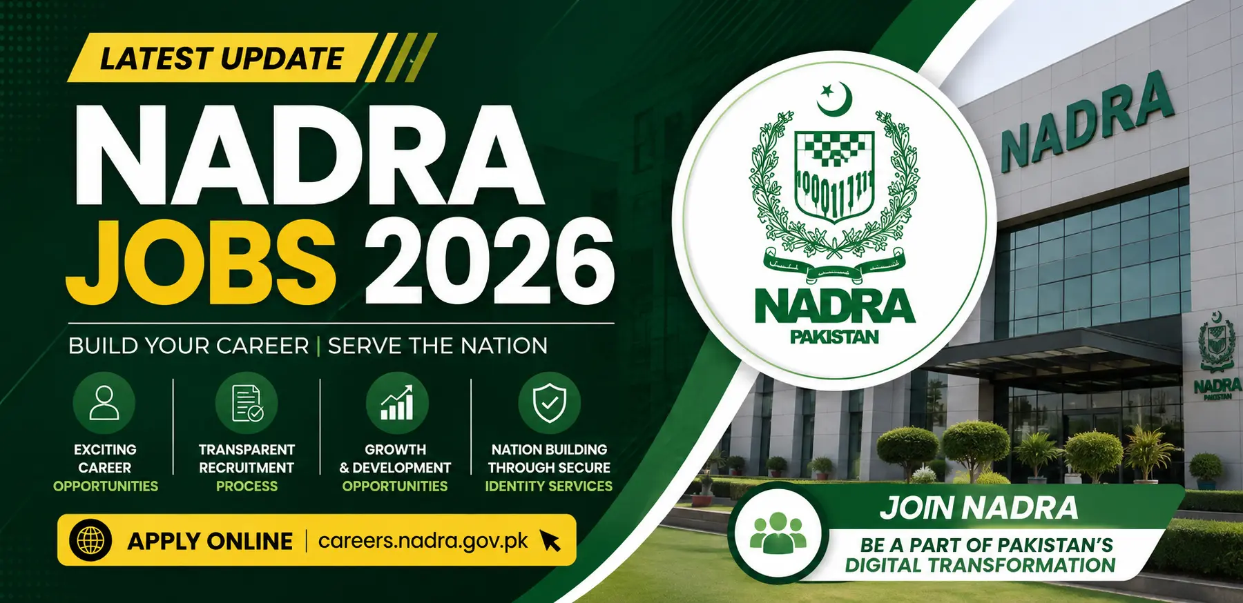 NADRA Jobs 2026 Latest Career Opportunities
