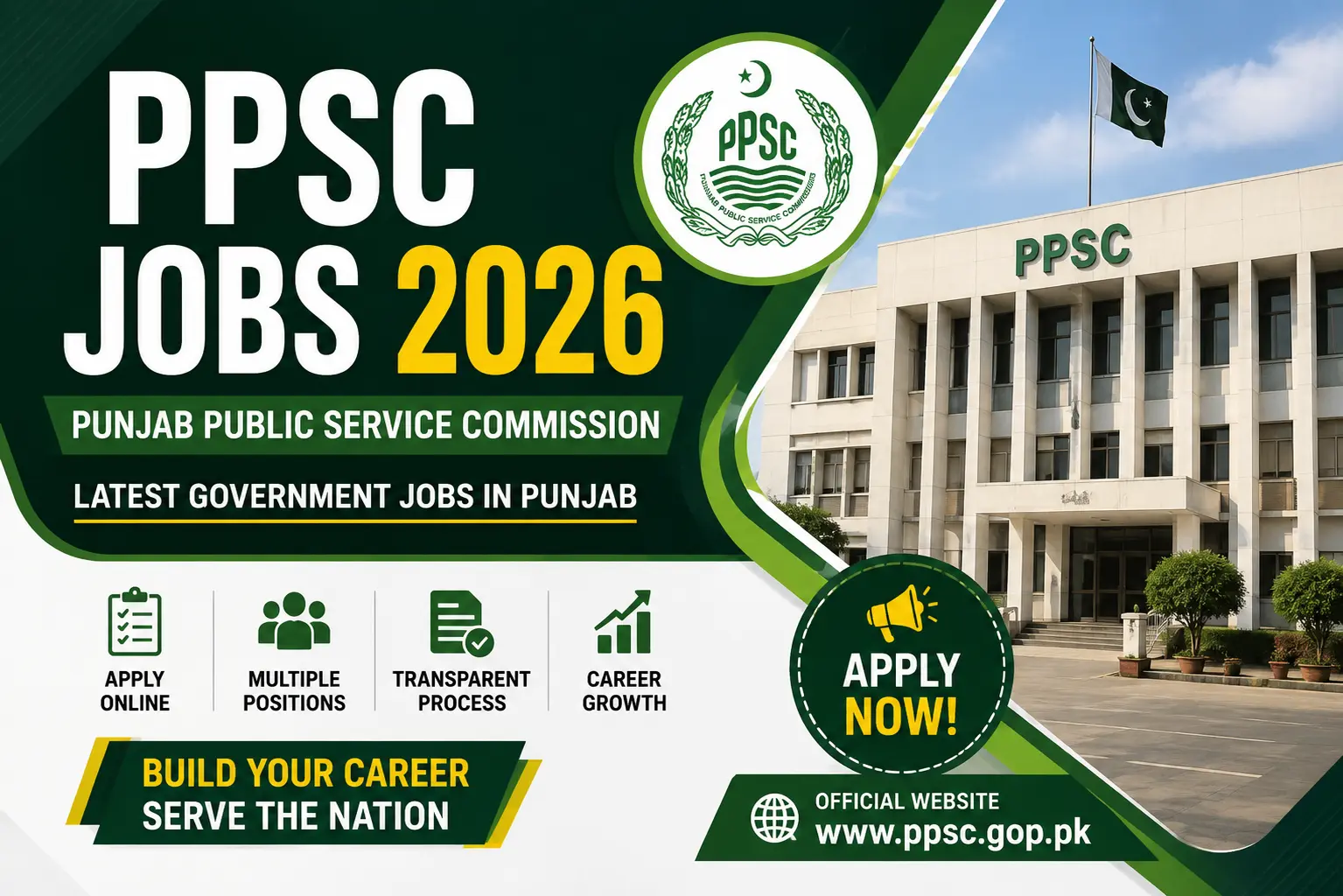 PPSC Jobs 2026 Apply Online Latest Punjab Public Service Commission Careers