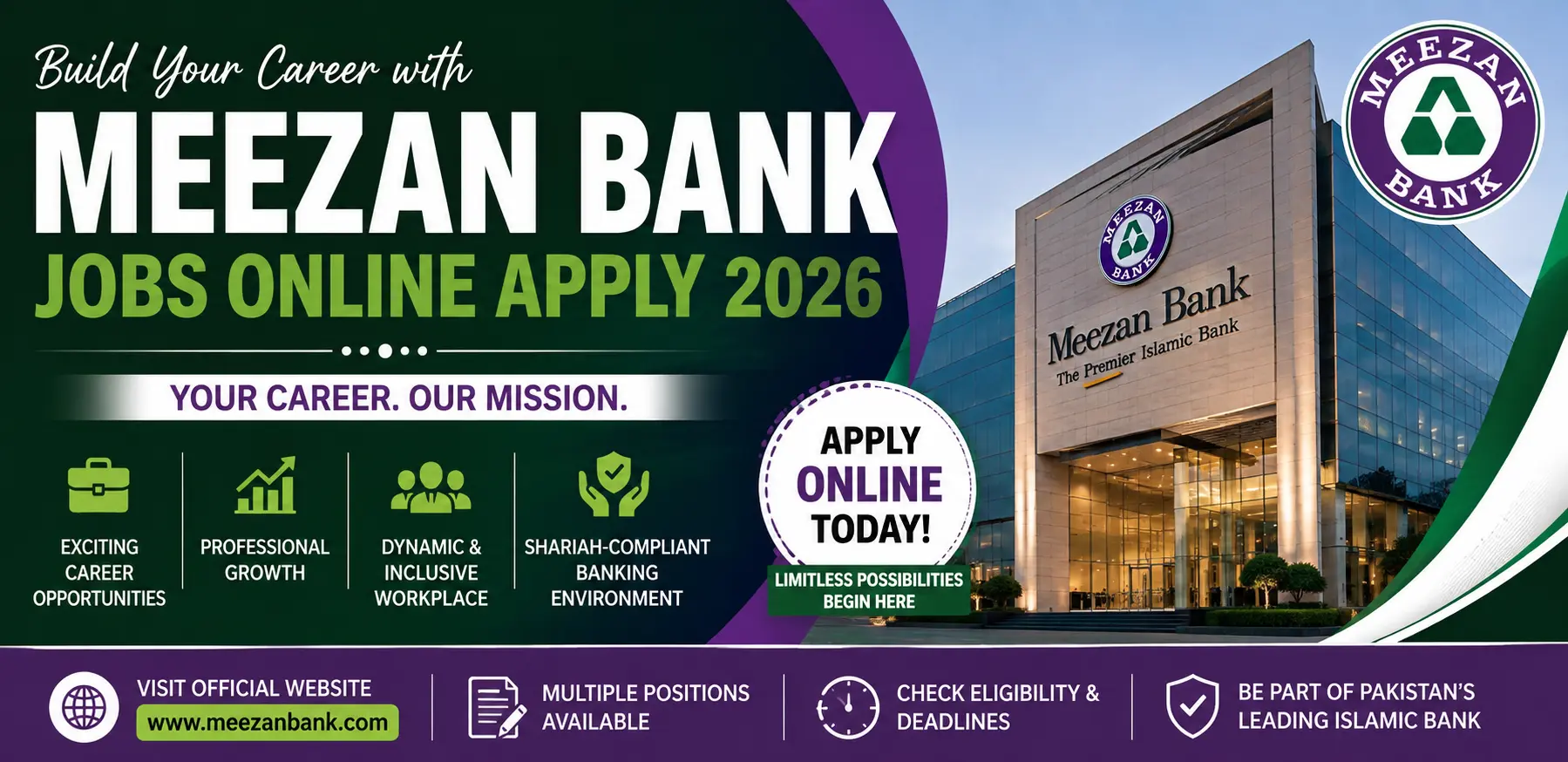 Meezan Bank Jobs Online Apply 2026 Apply Through Official Careers Portal