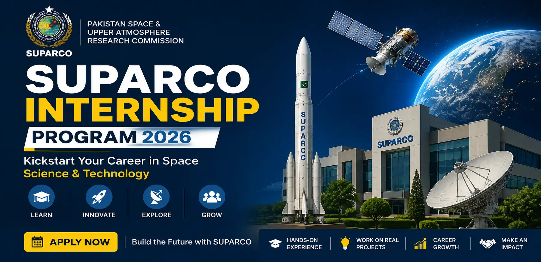 Suparco Internship Program 2026 Online Apply Eligibility & Apply