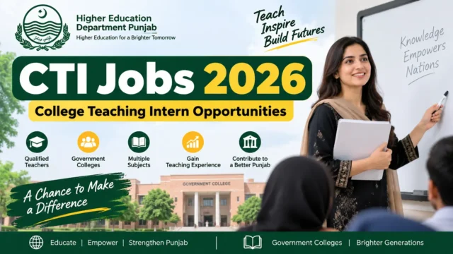 CTI Jobs 2026 Apply Online Latest College Teaching Opportunities